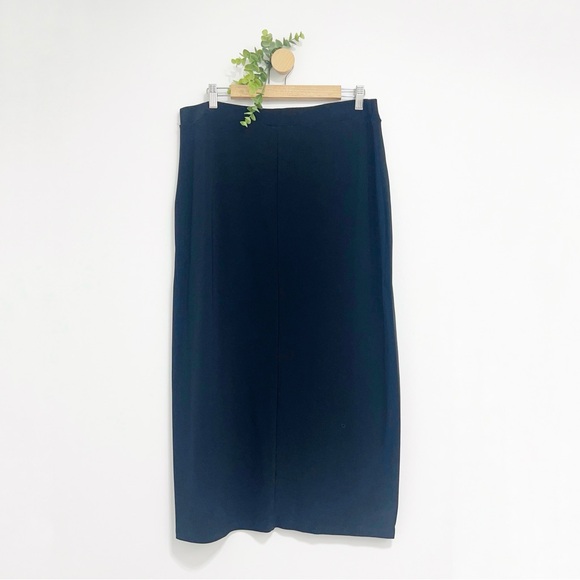 Sympli Scarlet Black Spandex Blend Matrix Stretch  Skirt - Picture 7 of 10